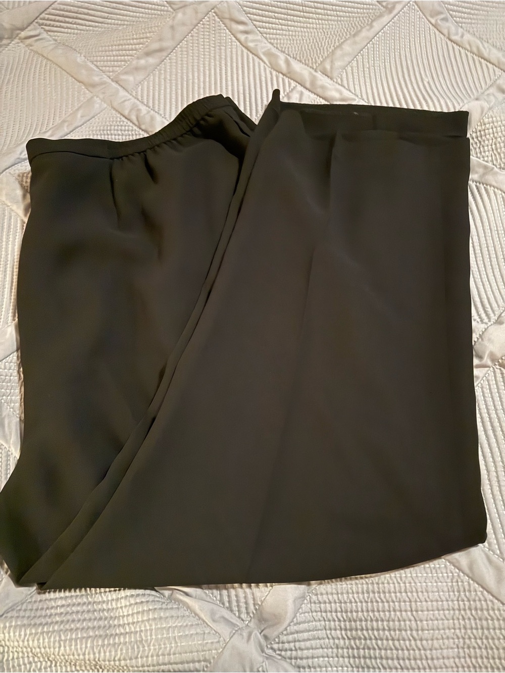 Jones Studio Black Wide-Leg Trousers